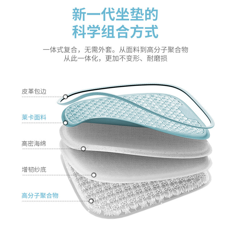 速发汽车胶垫座季四季通用凝坐凉垫单片通风屁垫?椅垫冰凉夏垫套