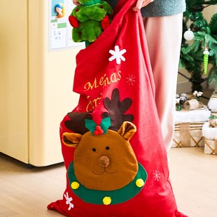 速发圣诞盒人的袋号礼物袋子平安夜礼盒礼品大包装老儿童礼袋