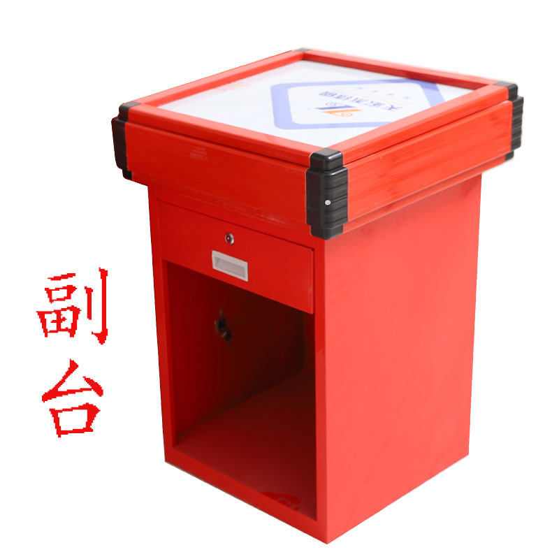 速发爆款超市收银柜台转角前台柜店铺小型桌子店柜台商店吧台塑料
