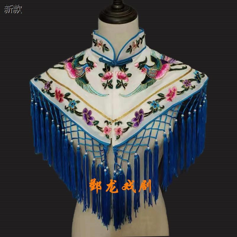 速发银龙戏装新品戏剧戏曲京剧贵妃醉酒服装表演戏服服绣凤花云肩