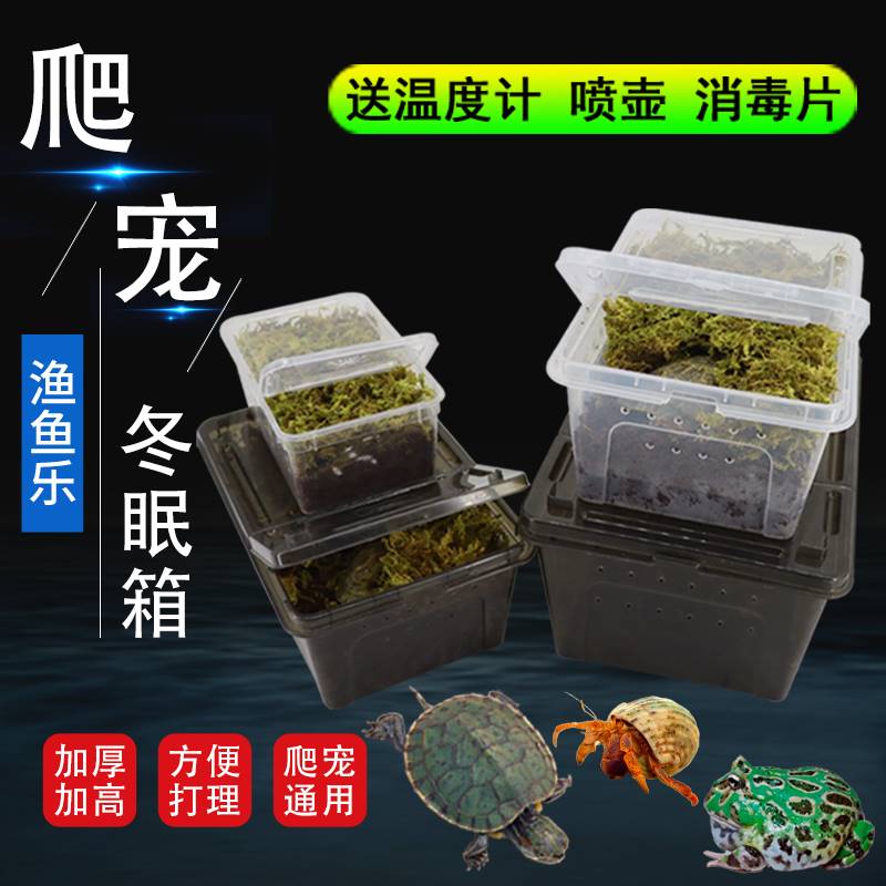 速发免泡发多效合一乌龟爬宠冬眠箱冬糠土过椰屋龟草龟窝苔藓用品
