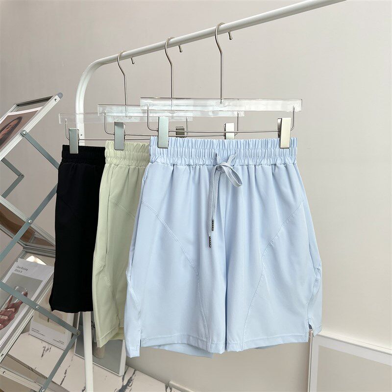 速发瑜伽短裤专季外穿高提腰臀防走光跑步夏用五分运动训练健身裤