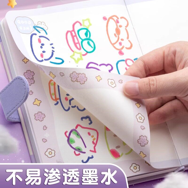 速发果冻笔立体手账笔网红彩色手账专用笔学生用标记笔划重点荧