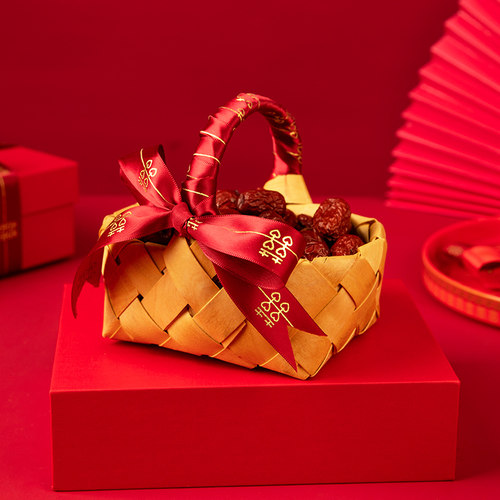 速发结婚拉花婚喜布置绑装婚礼装饰红色丝带绸带棉被套带房字红色