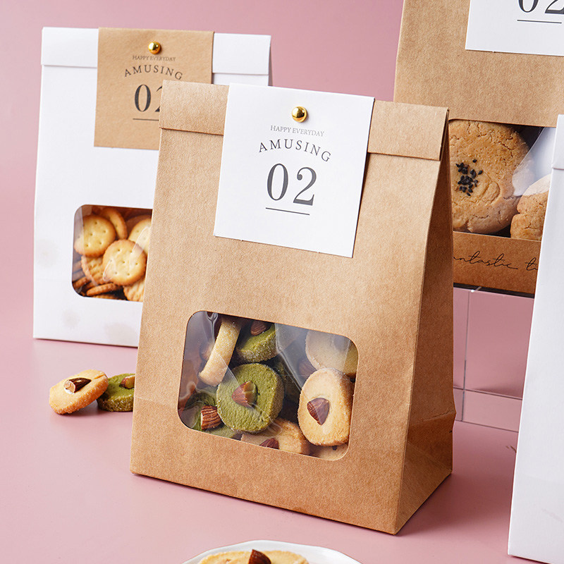 速发纸饼干包装袋袋盒曲雪花酥子奇零牛食轧太妃烘焙打包