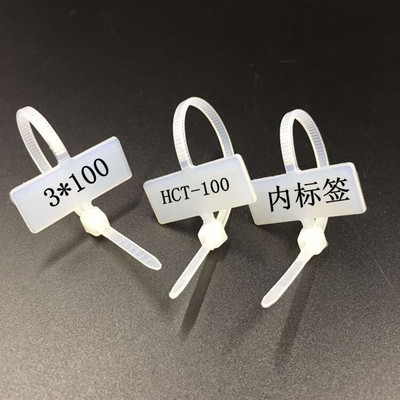 速发内标签扎卡01*0 标牌 网线标签防水 吊牌吊带 封铅记号HCT-10
