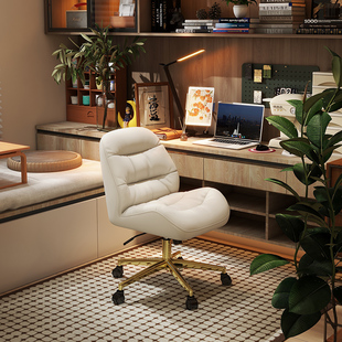 速发轻奢电椅脑家用久坐靠适生卧室化妆椅书房书桌椅写字凳舒背椅