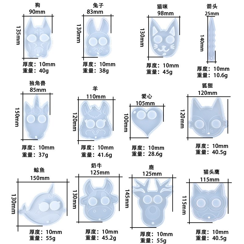速发得意洋洋滴胶模具镜款防1扣硅胶模具御面