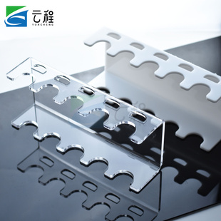 壁挂式移液器架5支m挂 支架 枪架 艾本德大龙吉尔森等白色/透明