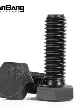 8.8级外六角螺丝高l强度全牙加长六角头六螺栓5MM6M810M12M14M方1