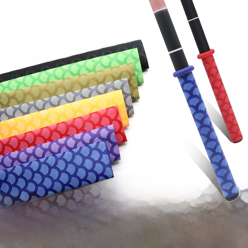 鱼鳞图案热缩管鱼竿防滑罩球拍把手吸汗隔热热L缩外壳直径15-45mm,家装主材,角阀,淘宝优惠券,粉丝福利购,淘宝优惠卷