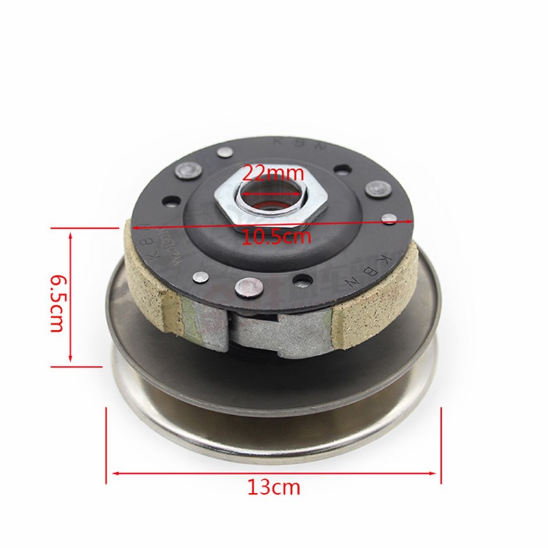 摩托车配件踏板g喜悦小公主WH100T-A SRC 驱动盘皮带轮离合器总成