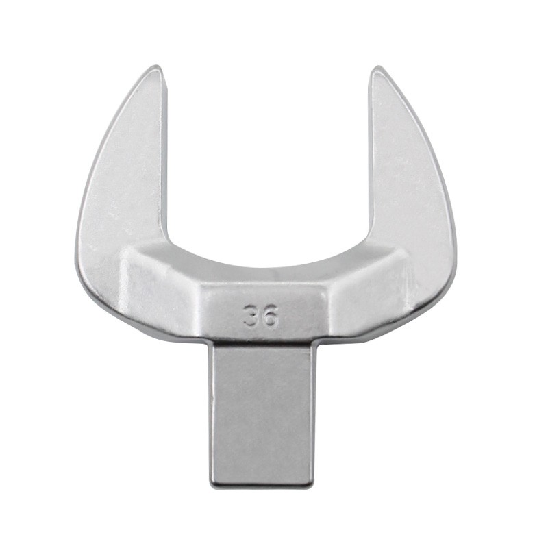 扭力扳手b开口头14x18接口梅花棘轮活动力矩插件可换公斤进口台湾