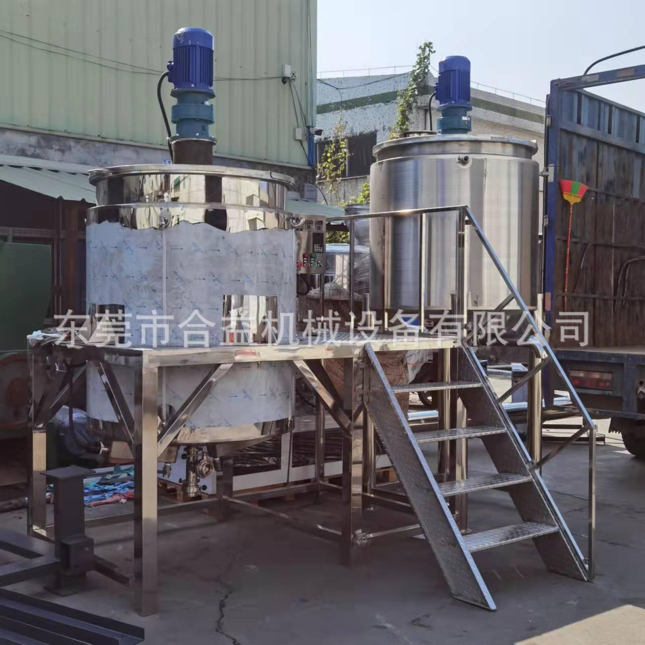 洗洁精搅拌机加热洗发水搅拌机不锈钢食品搅拌罐