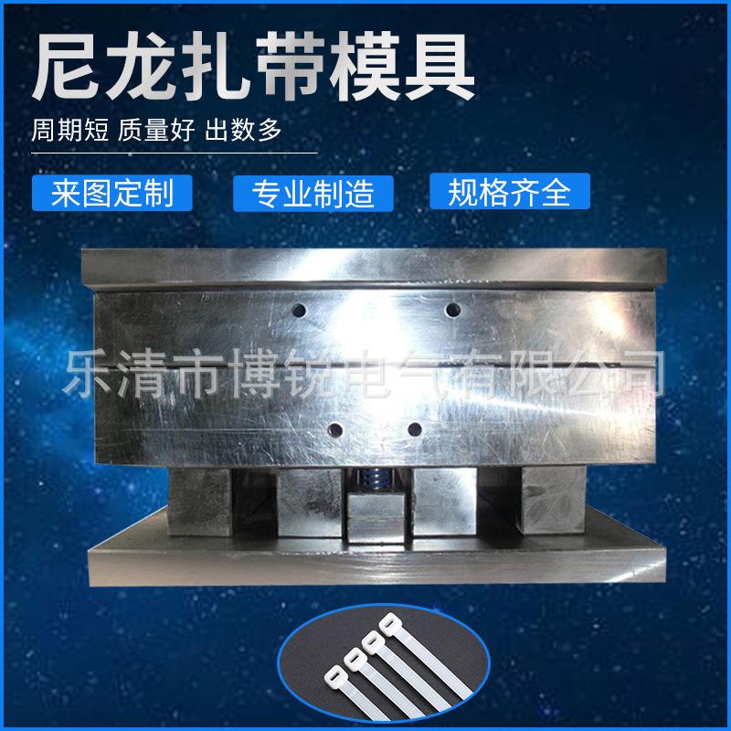 厂家直销乐清博锐供应塑料模具各种尼龙扎带模具扎带模具线卡模具