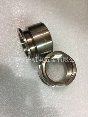 江苏苏州批发304不锈钢KF真空快装内丝转换接头KF40-1 1/4寸
