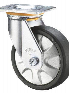SUPO/向荣动力6寸承重型工业万向黑色PA尼龙脚轮Z07S-01-150-662