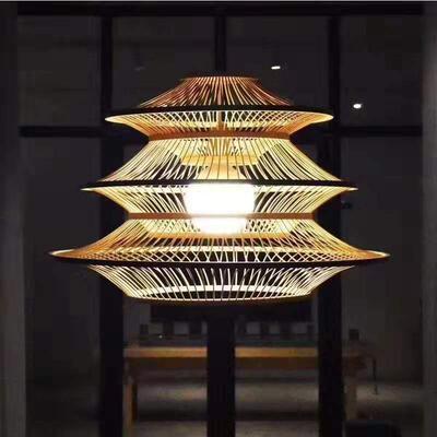 皮山县洛浦县策勒县东南亚餐厅田园茶室茶茶楼竹艺灯具日式竹灯