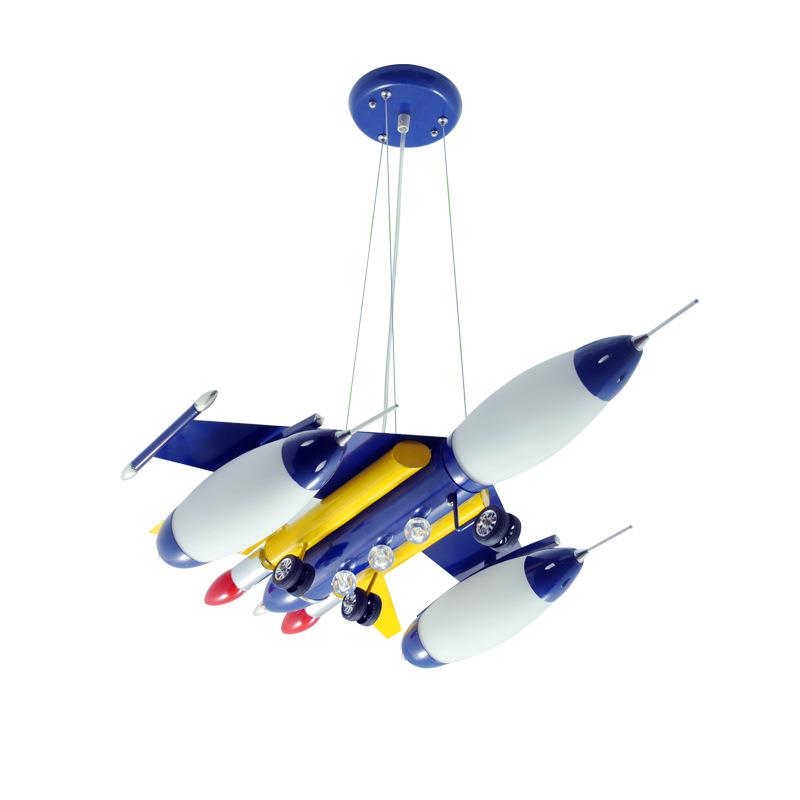 飞机吊灯卡通灯儿童灯饰飞机铁艺吸顶吊灯 卧室灯幼儿园装饰灯具