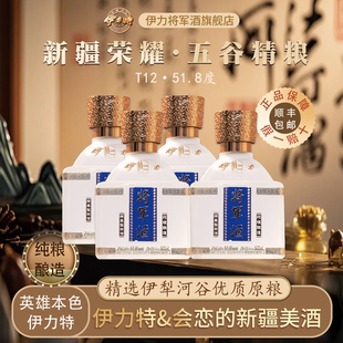 伊力将军伊力特T12绵柔型白酒整箱新疆白酒送礼 官方正品
