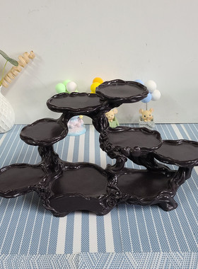 创意微型桌面置物架摆放小物件展示架子套装摆件R用微景观造景花