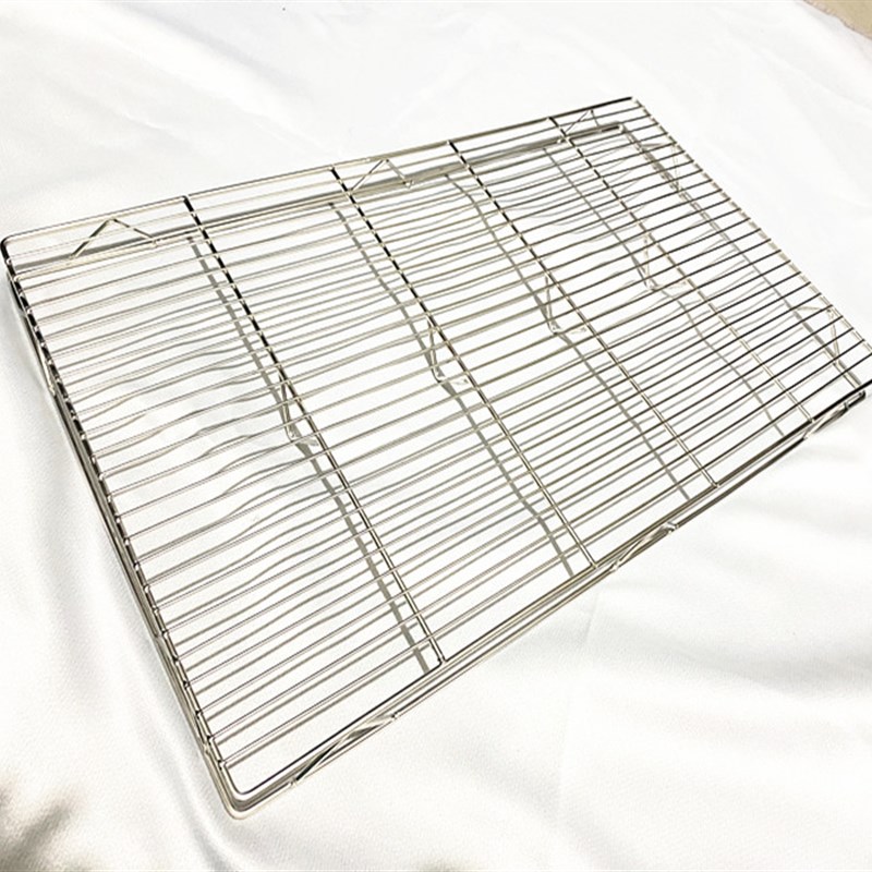 不锈钢猪肉网烧烤网冷却架蛋糕晾网架商用摆O肉架置物凉架烘焙工