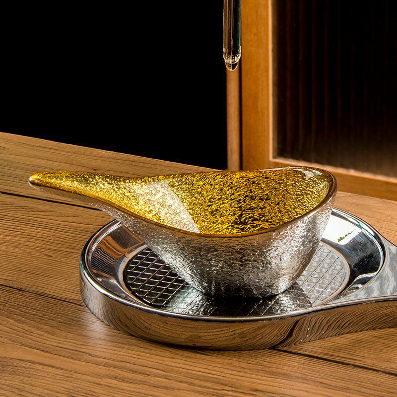 清酒酒具冷e酒器顶针式冰酒器滴漏酒樽日式玻璃高档温酒清酒壶套