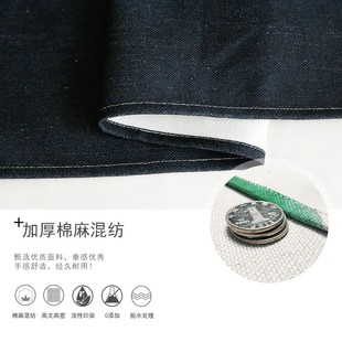 饰挂帘 棉麻布艺门帘卧j室厨房客厅隔断帘风水帘卫生间半帘卡通装