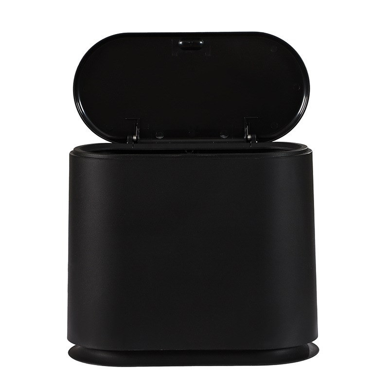 垃圾桶家用按压式带盖椭u圆厕所厨房客厅创意卫生间厕所垃圾桶