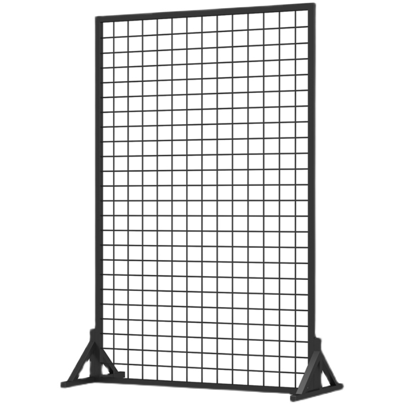 铁艺网格货架网架饰品置物架立式铁丝网幼儿园作品展示.架超市网