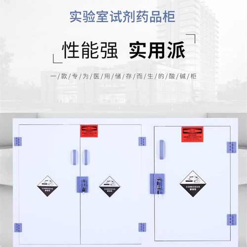 pp酸硷柜实验室n试剂柜双锁化学品药品柜强酸强硷安全柜