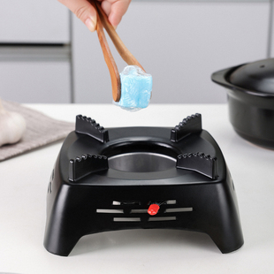 便携宿舍户外固体燃料块酒精炉子底座干锅火锅P酒精炉小火锅架家