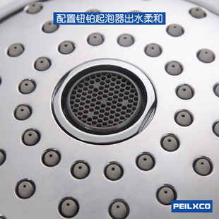 淋浴花洒喷头浴室水柱q家用热水器宝宝洗澡手持莲蓬头黑色软管套