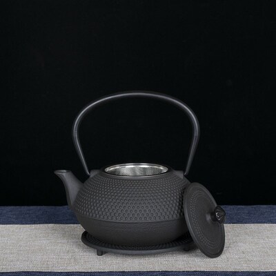 铁壶铸铁烧水户外水壶煮茶泡v茶家用纯手工无涂层生铁茶壶铁杯套