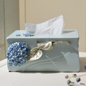 包邮 饰收纳.抽纸盒 田园纸巾盒卧室客厅家用简约茶几装 纸抽盒欧式