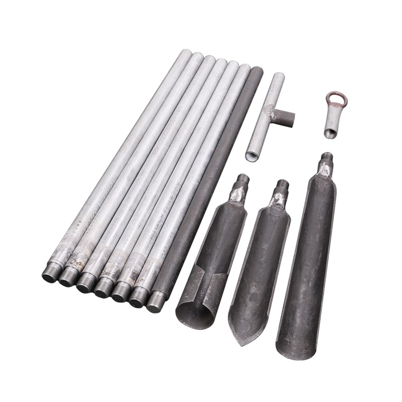 洛阳铲子头取土神器挖土r打洞井穿管铁铲锹考古勘探取样电线杆工