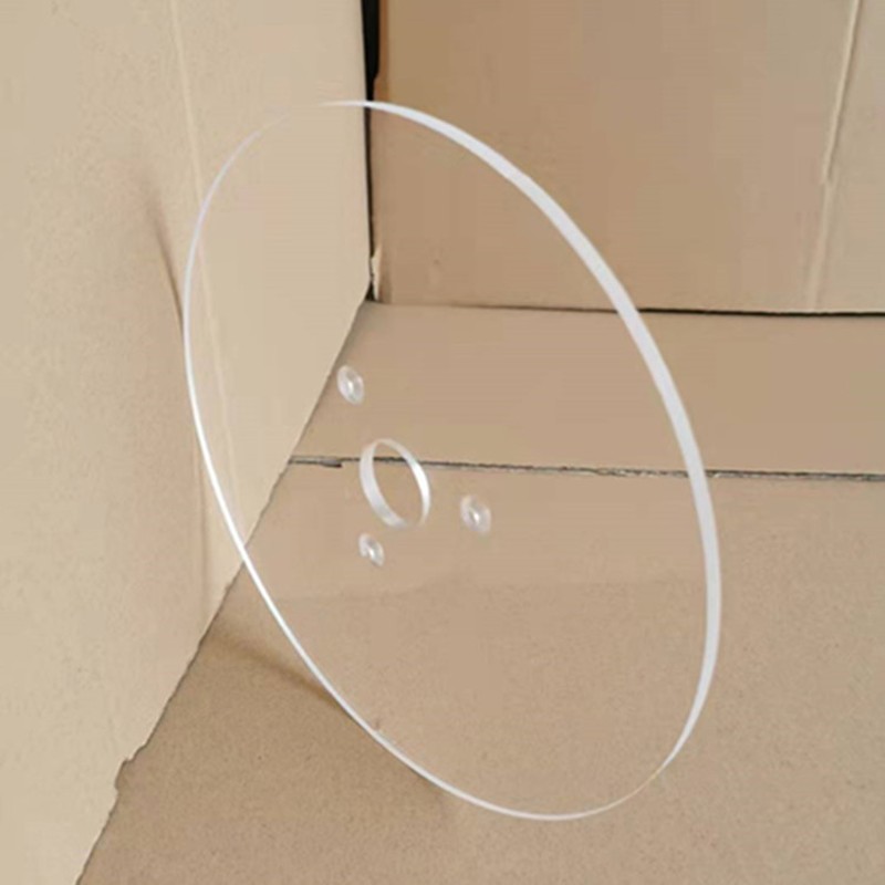 亚克力挡料盘弹簧压盘粘带固定盘载带压紧挡板送卷料盘麦拉片挡圈