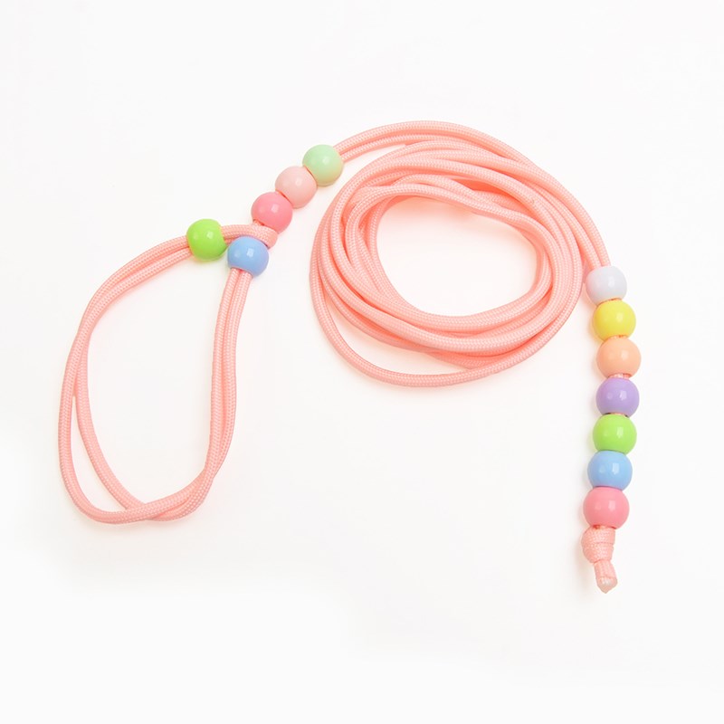 蜥蜴牵引绳鬃狮爬宠外出牵引带遛守宫蜥蜴绳小宠彩色串珠牵引绳