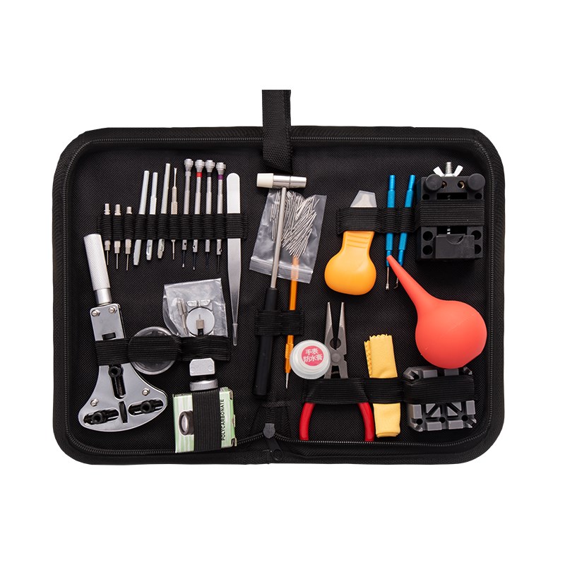 修表工具套装拆表带器卸表链换电池家用开表盖后盖调节手表调表