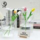 新款 手提醒花桶轻奢亚克力养花瓶深水家用插花塑料花店专用醒花瓶