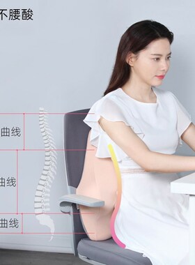 出口余品护腰靠垫办公室腰椎保护汽车靠背腰枕孕妇记忆棉靠枕调节