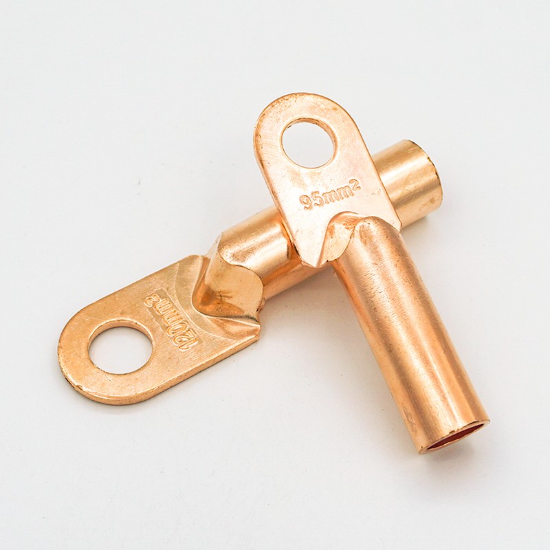 国标DT铜鼻子16/25/35/70/95/150/185/240平方铜接头紫铜接线端子
