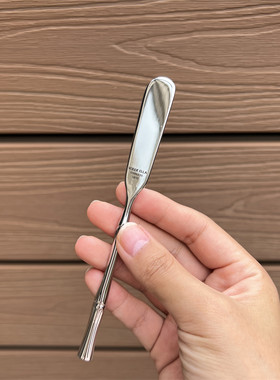 竹节18-10不锈钢黄油刀果酱抹刀奶酪奶油牛油刀吐司花生酱抹酱刀