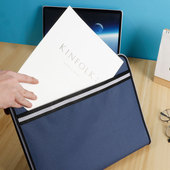 26格帆布大容量多卡位包文件夹多层学生用手提试卷夹收纳分类文件