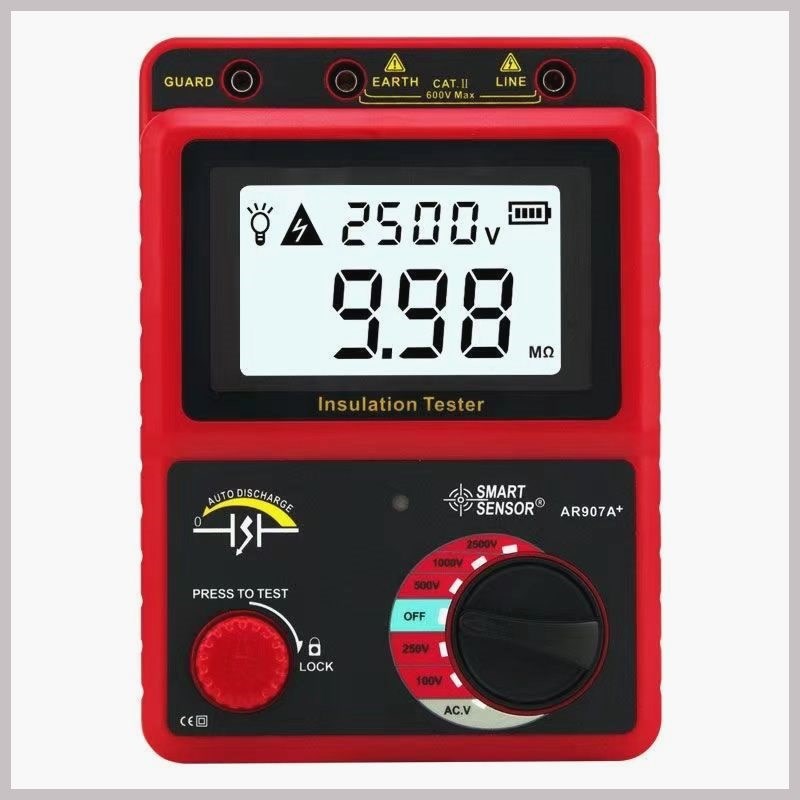 希玛电子兆欧表全自动1000v2500v绝缘电阻测试仪数字电子摇表电工