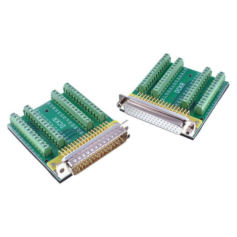 免焊接DB50母头转端子伺服连接器端子DR50接头转接板 实心针母头