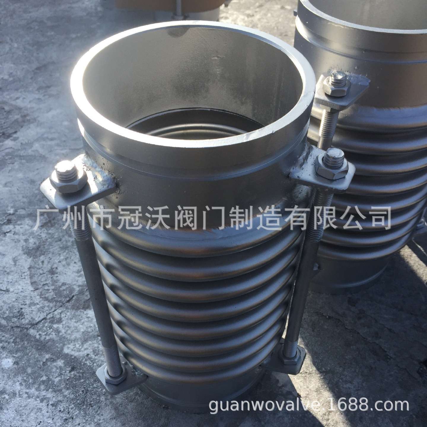 沟槽伸缩补偿器 304 316L CFM衬氟全不锈钢沟槽卡箍补偿器伸缩节