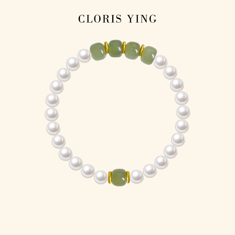 CLORIS YING复古国风新中式S925银清冷感个性民族风淡水珍珠手链