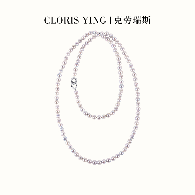 CLORISYING星河海水珍珠毛衣链女巴洛克珍珠秋冬款项链轻奢高级感