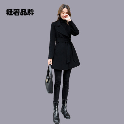 朗姿约定赫本风双面羊绒呢子大衣女2025新款秋冬小个子毛呢子外套